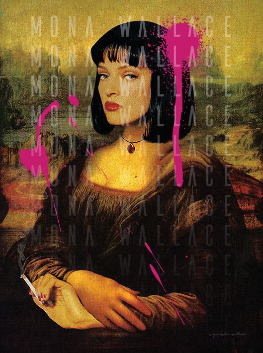 Photobashing Mona Wallace